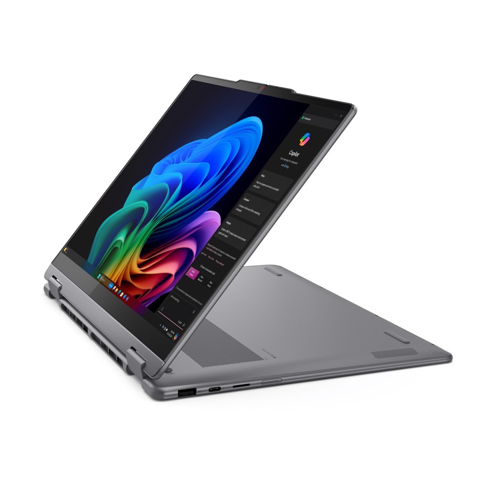 Lenovo Yoga | Notebook 7 | Display 14.0'' WUXGA (1920x1200) OLED | Processore INTEL Ultra 5 226V | Memoria RAM 16GB | Memoria SSD 512GB | Scheda grafica Integrata | Sistema Operativo Windows 11 Home | LUNA_GREY | Caricatore NON incluso
