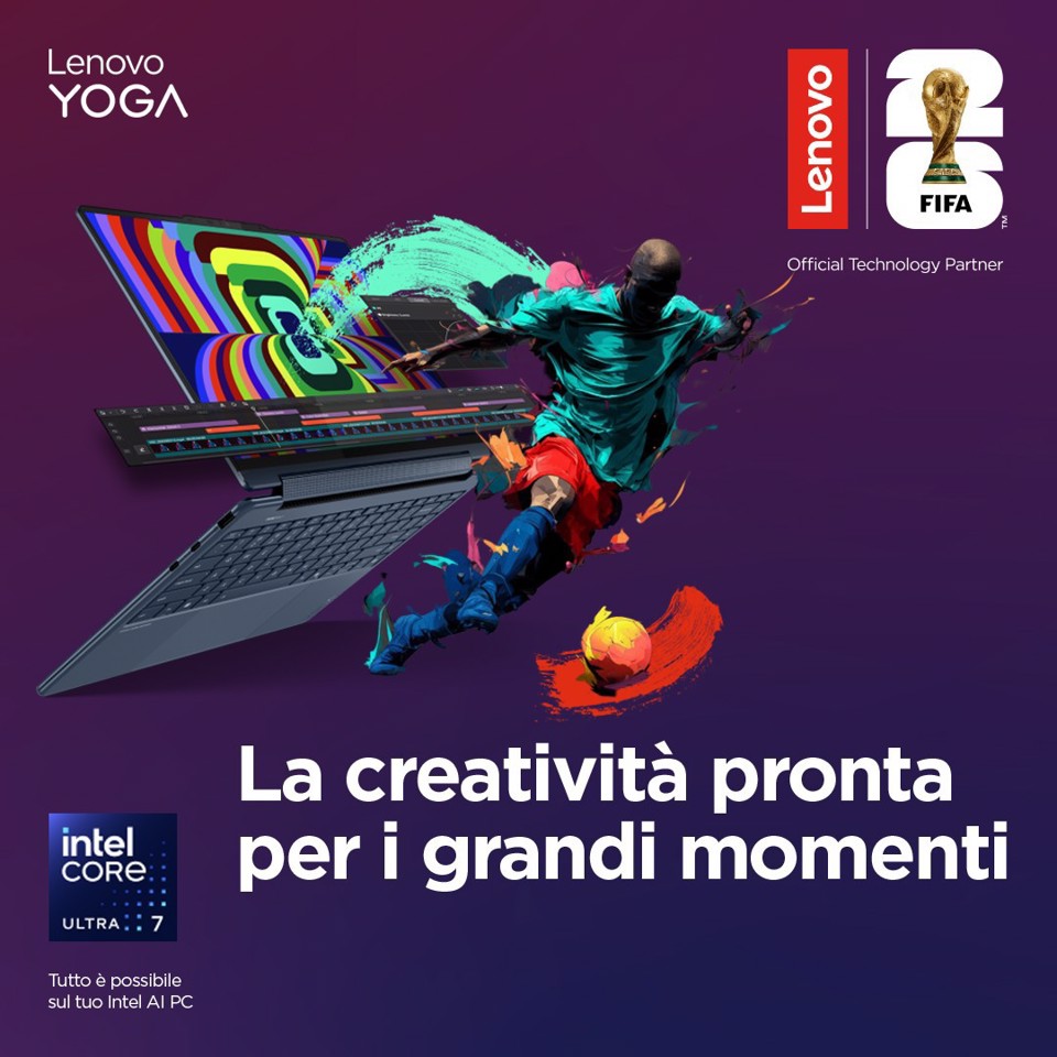 Lenovo Yoga | Notebook Slim 7 | Display 14.0'' WUXGA (1920x1200) OLED | Processore INTEL CORE U5 322 | Memoria RAM 16GB | Memoria SSD 1TB | Scheda grafica Integrata | Sistema Operativo WINDOWS 11 HOME | LUNA_GREY | Caricatore NON incluso