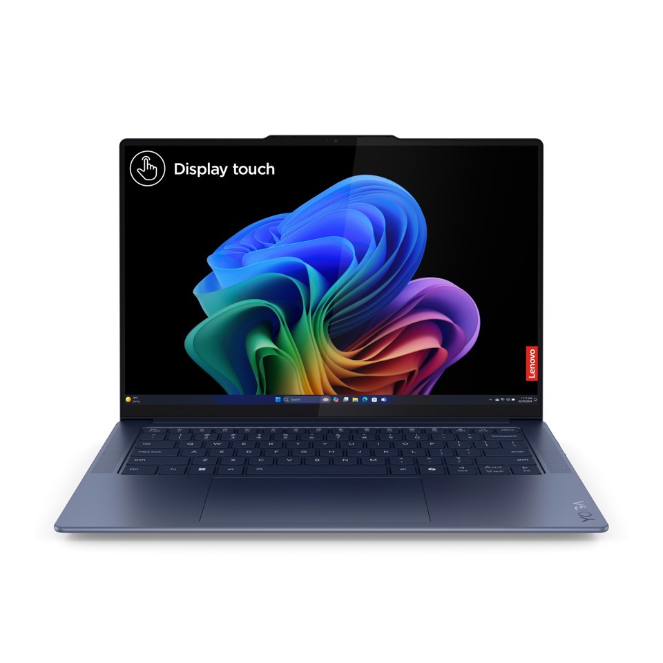 Lenovo Yoga Slim 7x, Copilot+ PC il primo Next Gen AI PC. Notebook 14.5" OLED Touch Qualcomm Snapdragon X Elite 16GB 1TB