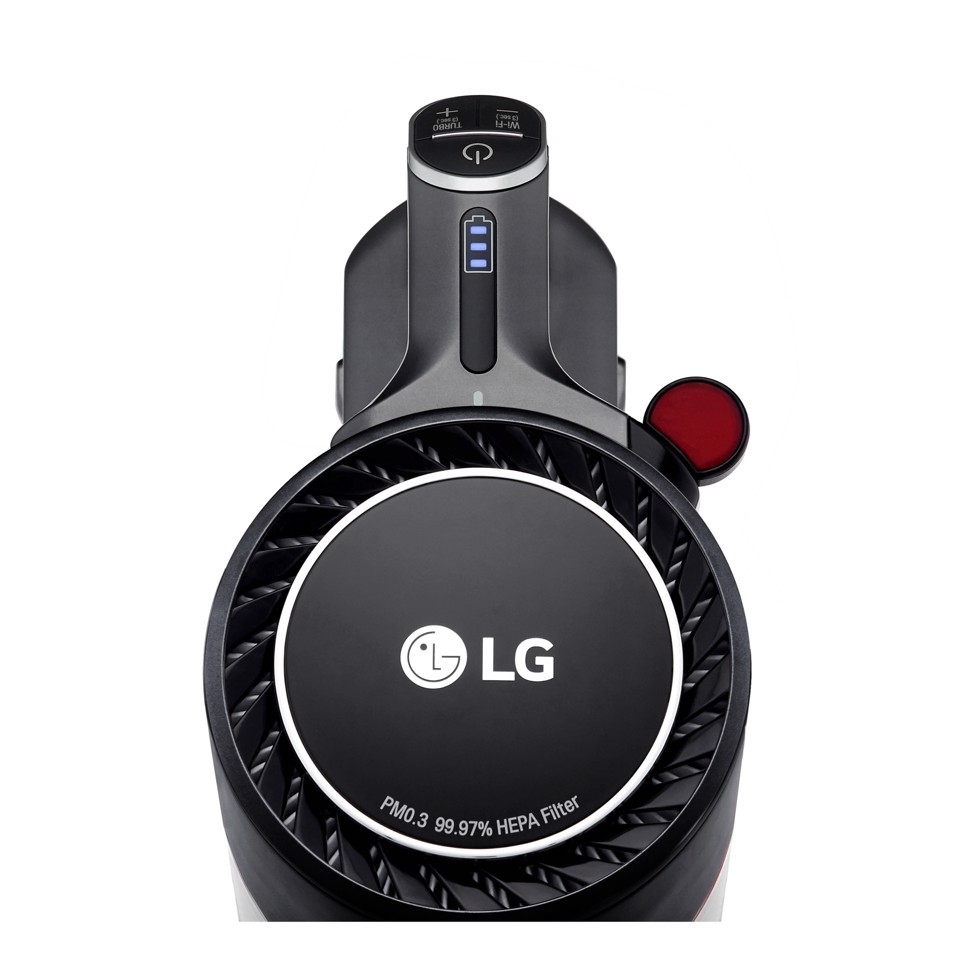 LG Aspirapolvere A9K-ULTRA1B Scopa Elettrica Senza Sacchetto Senza Filo 200W Doppia Batteria - Nero