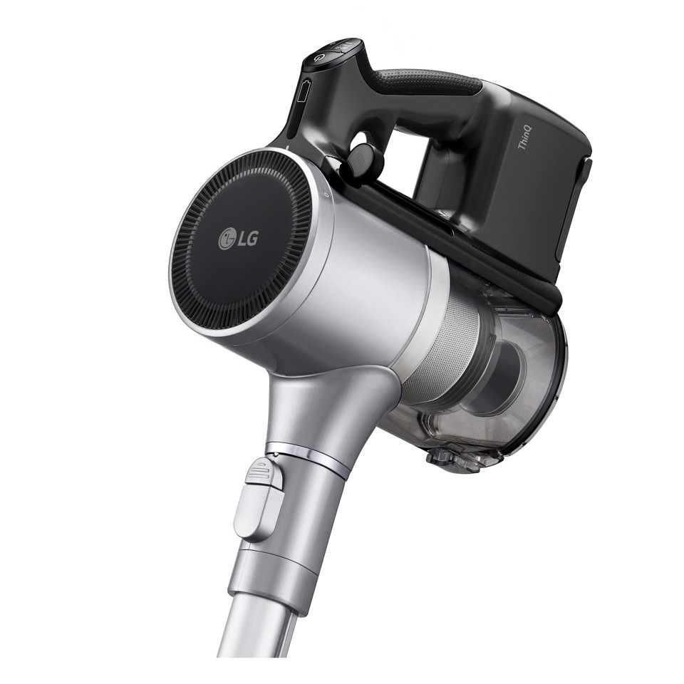 LG CordZero A9K Core, Aspirapolvere Kompressor 260W, 120 min, 1 spazzola + 2 accessori, Filtro 5 strati, Wi-Fi, Silver