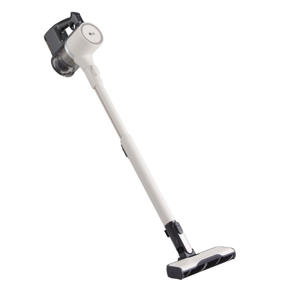 LG CordZero A9K Lite, Aspirapolvere Kompressor 220W, 60 min, 1 spazzola + 2 accessori, Filtro 5 strati, Wi-Fi, Beige