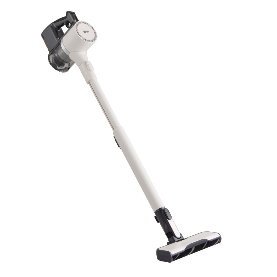 LG CordZero A9K Lite, Aspirapolvere Kompressor 220W, 60 min, 1 spazzola + 2 accessori, Filtro 5 strati, Wi-Fi, Beige