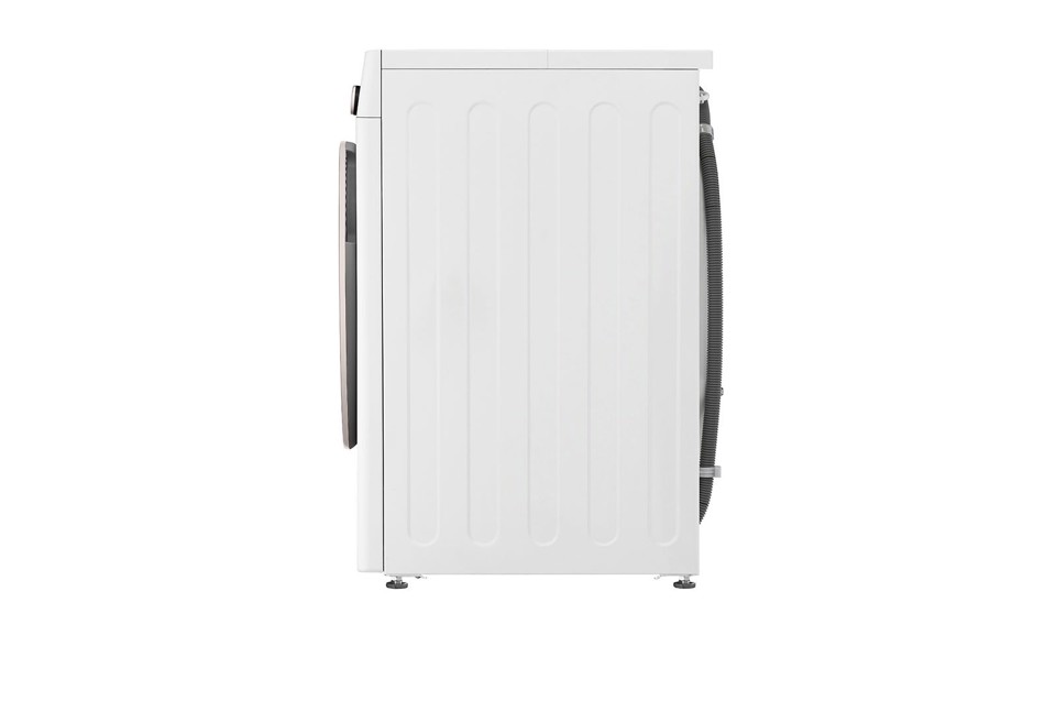 LG D4R7011TSWG lavasciuga Libera installazione Caricamento frontale Nero, Bianco D