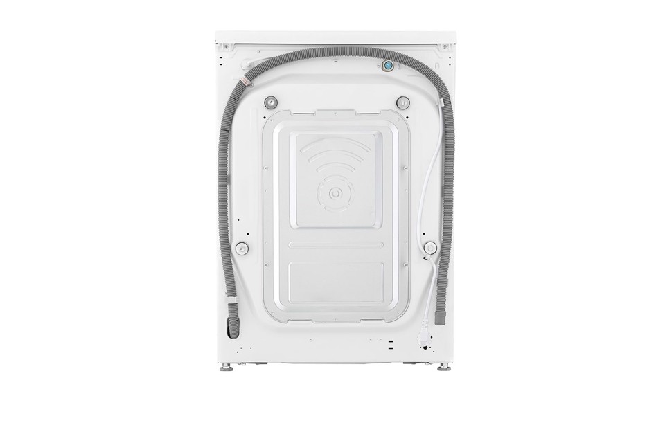 LG D4R7011TSWG lavasciuga Libera installazione Caricamento frontale Nero, Bianco D