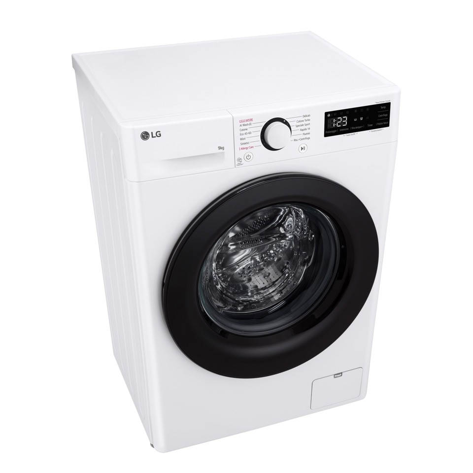 LG F2R3S09NSWB lavatrice Caricamento frontale 9 kg 1160 Giri/min Bianco CLASSE A-10%