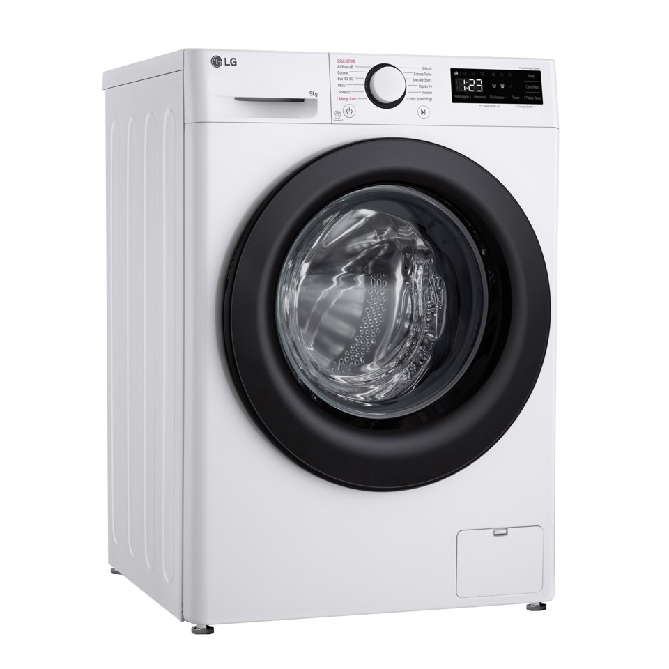 LG F2R3S09NSWB lavatrice Caricamento frontale 9 kg 1160 Giri/min Bianco CLASSE A-10%