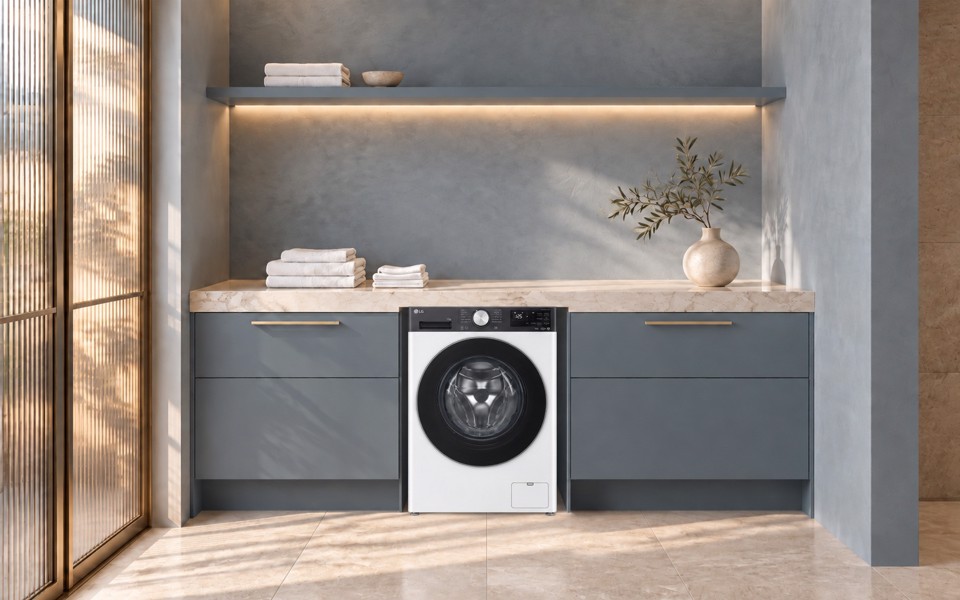 LG F4NX5009TKC Lavatrice smart 9kg | Serie X5 Classe A-40% | 1400 giri, Wi-Fi, 6 Motion Direct Drive, Allergy Care, Direct Drive | Bianco