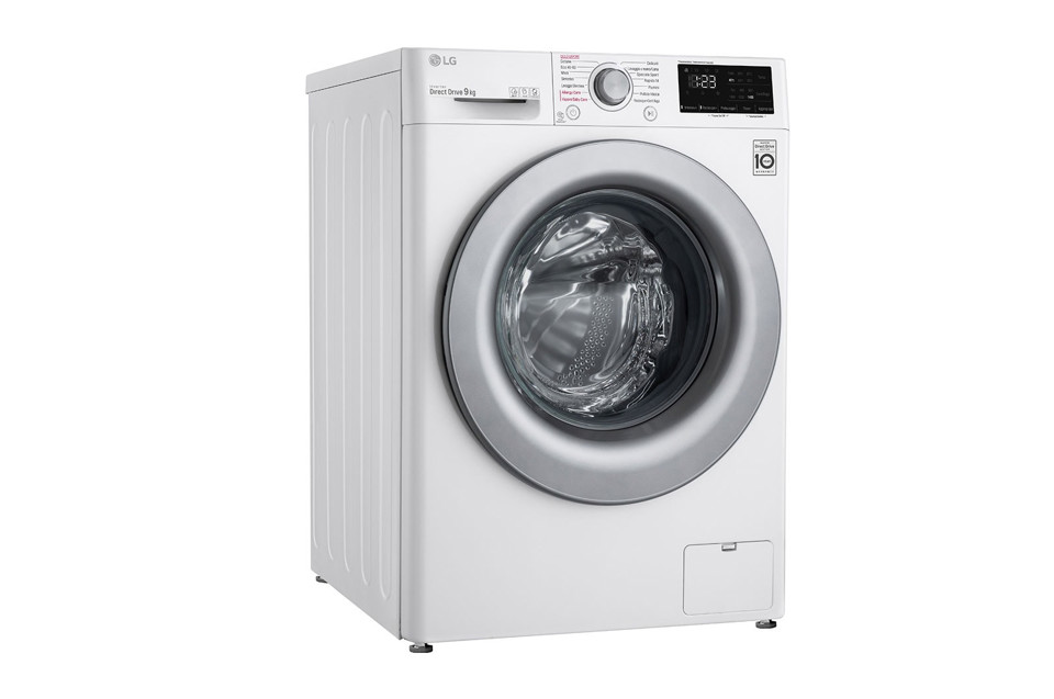 LG F4WV309S4E lavatrice Libera installazione Caricamento frontale 9 kg 1400 Giri/min B Bianco