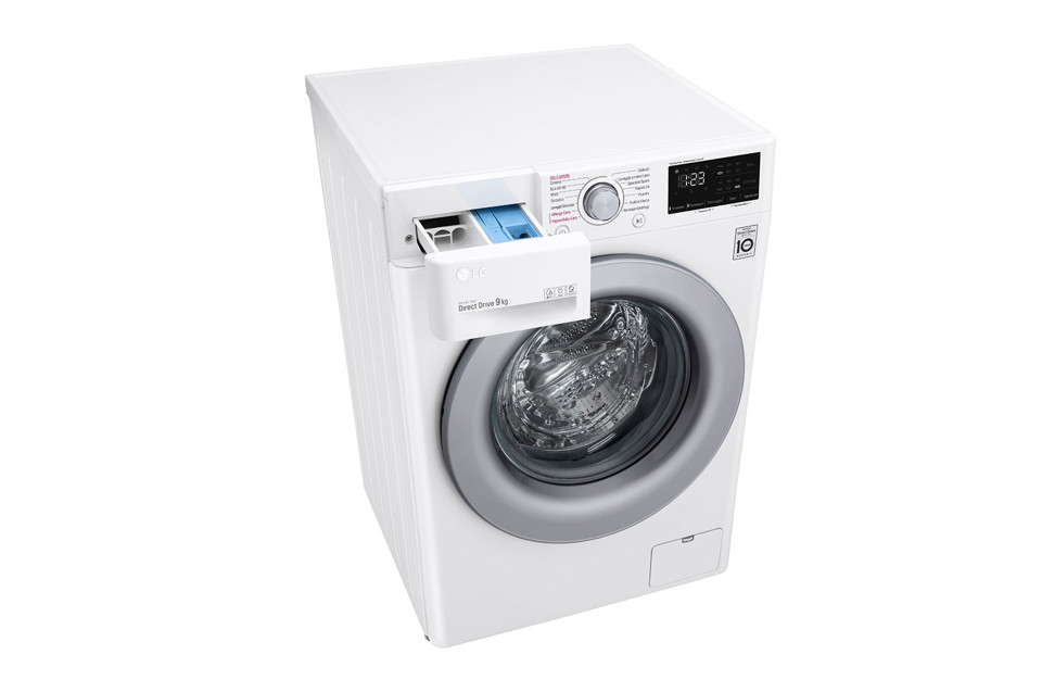 LG F4WV309S4E lavatrice Libera installazione Caricamento frontale 9 kg 1400 Giri/min B Bianco