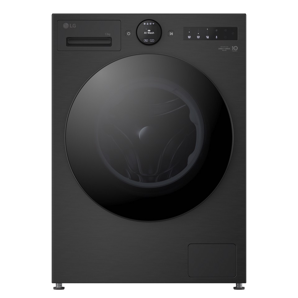 LG F4X7013TBB Lavatrice 13kg AI DD™ Serie X7, Classe A-40%, 1400 giri, Display Easy Circle, Wi-Fi, AI Wash, TurboWash
