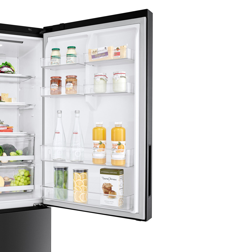 LG GBB569MCAMN.AMCQEUT frigorifero con congelatore Libera installazione 462 L E Nero