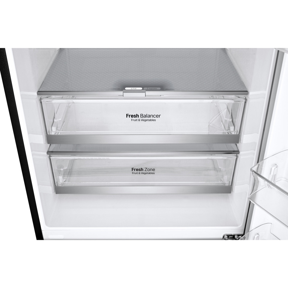 LG GBB569MCAMN.AMCQEUT frigorifero con congelatore Libera installazione 462 L E Nero