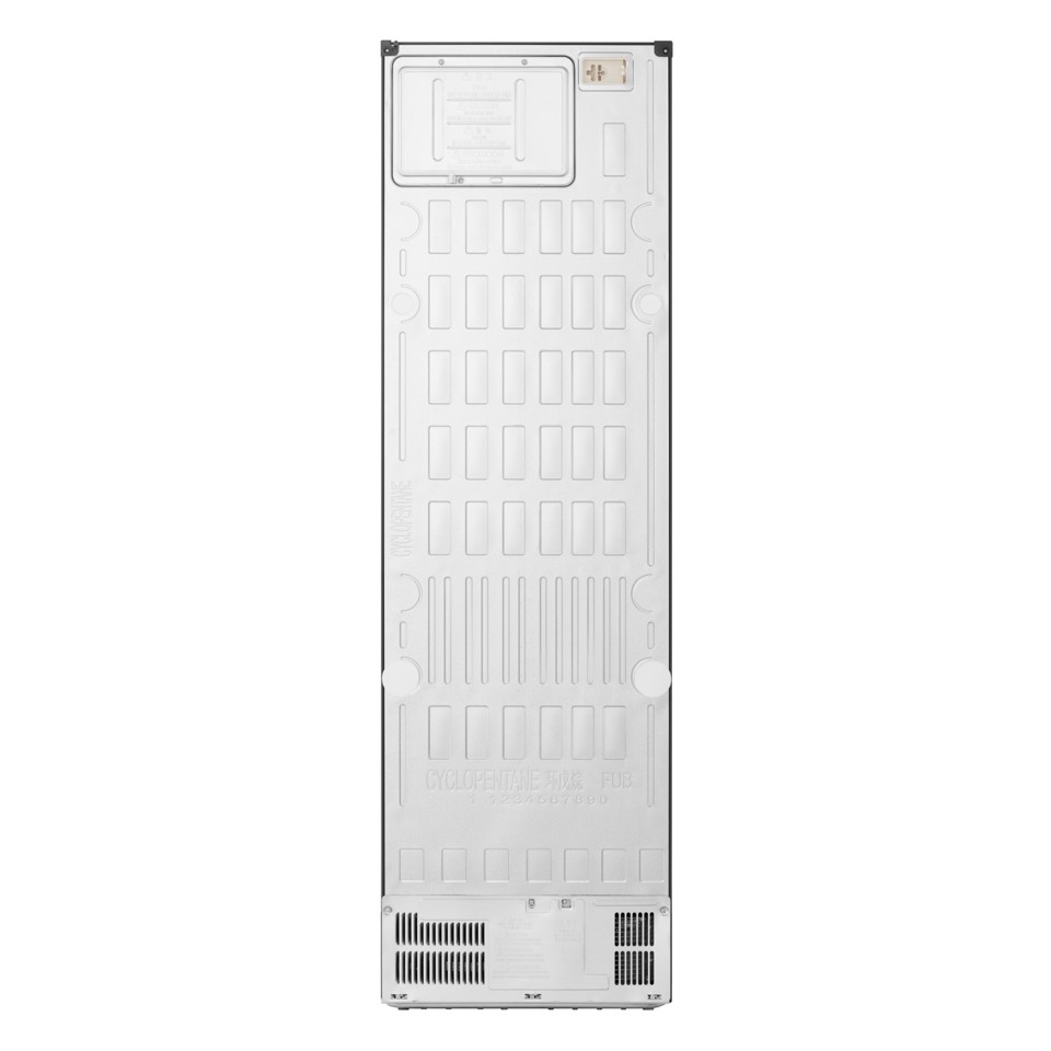 LG GBBS322APY Frigorifero combinato Fit & Max 60cm, Classe A, 375L, AI Inverter, Prime Silver