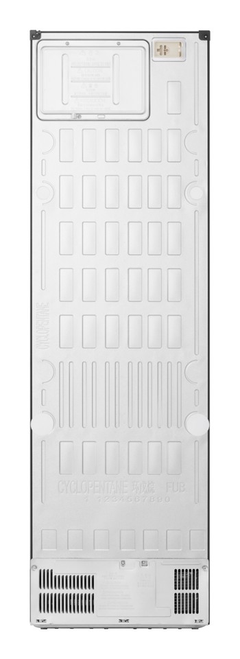 LG GBBS726CEV Frigorifero combinato Fit & Max 60cm, Classe C, 375L, AI Inverter, Black Steel