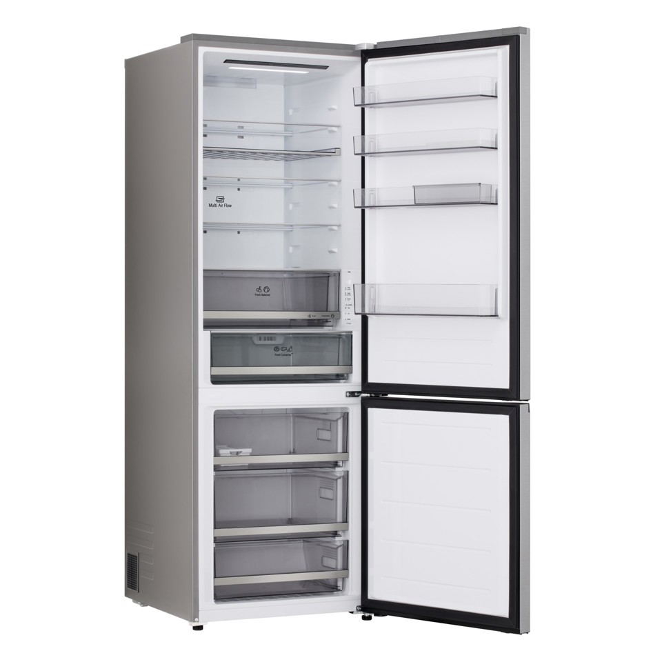 LG GBBW322CPY Frigorifero combinato Fit & Max 70cm, Classe C, 465L, AI Fresh, Prime Silver
