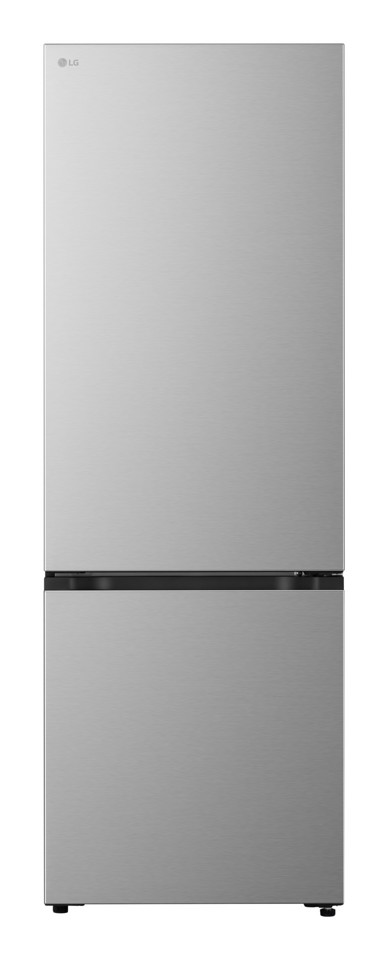 LG GBBW322DPY Fit & Max 70cm Combined Refrigerator, Class D, 465L, AI Fresh, Prime Silver
