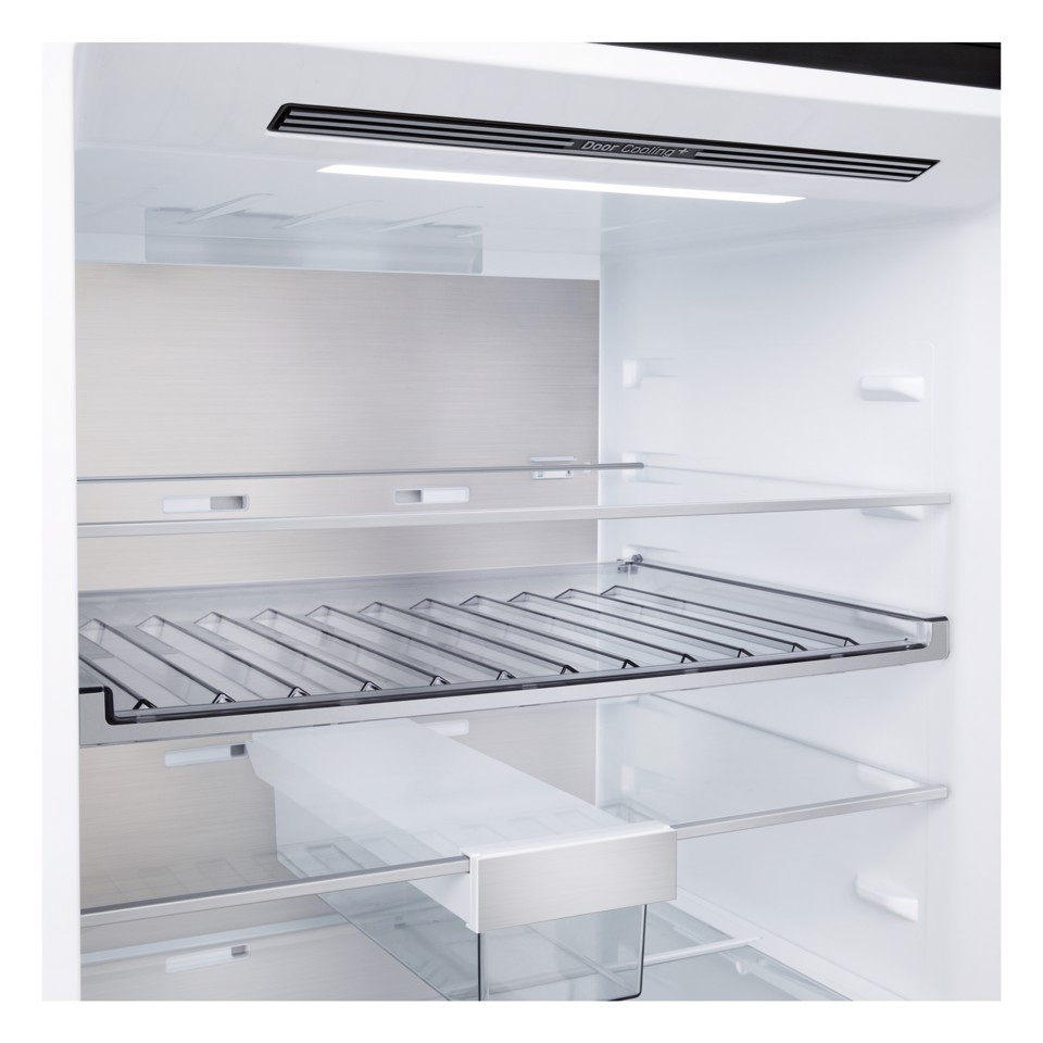 LG GBBW726AEV Frigorifero combinato Fit & Max 70cm, Classe A, 465L, AI Fresh, Wi-Fi, Metal Fresh, Door Cooling, Black Steel
