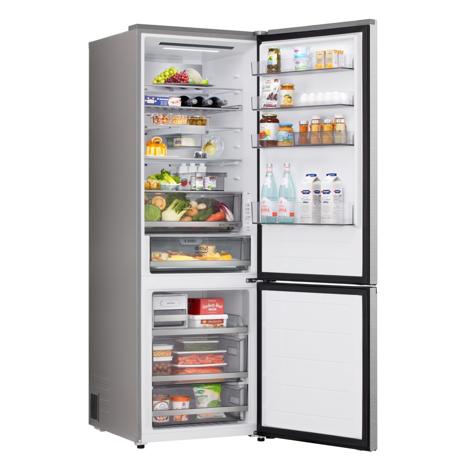 LG GBBW726AMB Frigorifero combinato Fit & Max 70cm, Classe A, 465L, AI Fresh, Wi-Fi, Metal Fresh, Door Cooling, Metal Sorbet