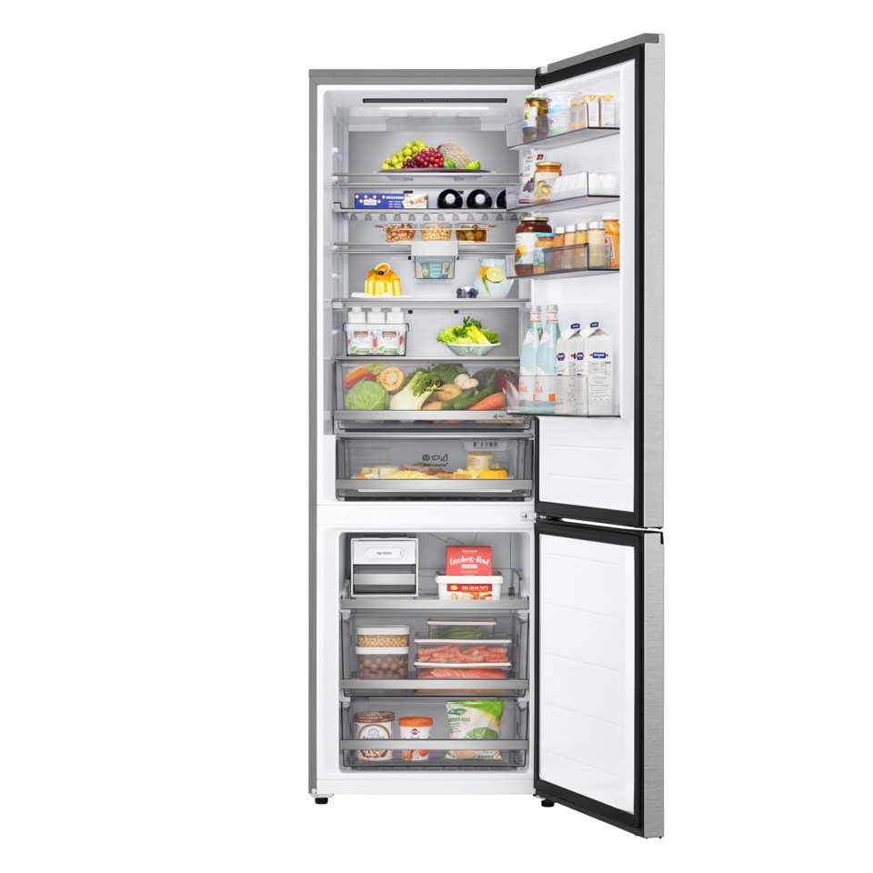 LG GBBW726CMB Frigorifero combinato Fit & Max 70cm, Classe C, 465L, AI Fresh,Wi-Fi, Metal Fresh, Door Cooling, Metal Sorbet