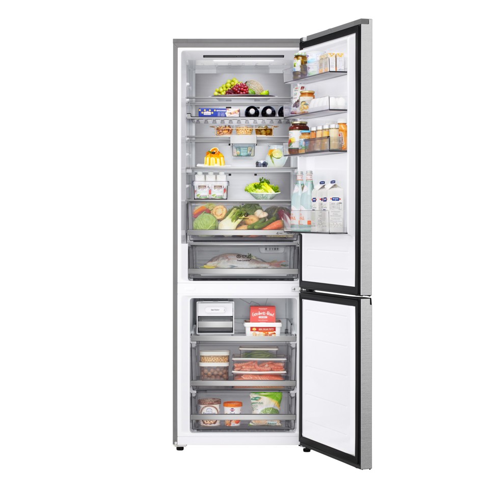 LG GBBW726CMB Frigorifero combinato Fit & Max 70cm, Classe C, 465L, AI Fresh,Wi-Fi, Metal Fresh, Door Cooling, Metal Sorbet
