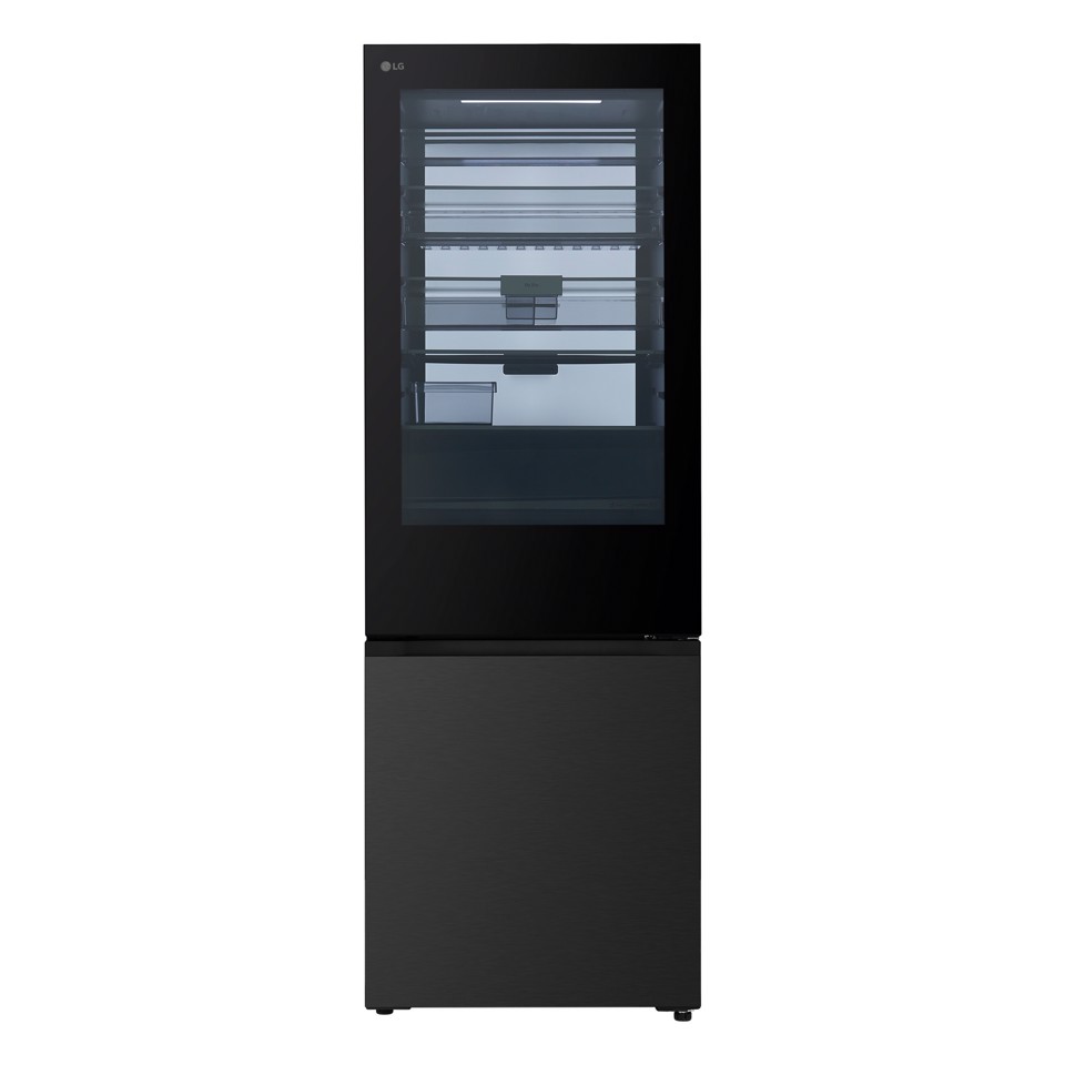 LG GBGW92GCEV Frigorifero combinato 70 cm InstaView Classe C Essence Black Steel