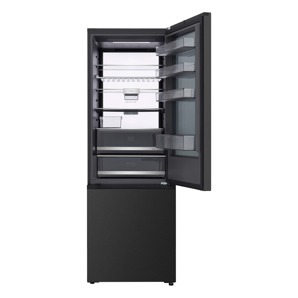 LG GBGW92GCEV Frigorifero combinato 70 cm InstaView Classe C Essence Black Steel