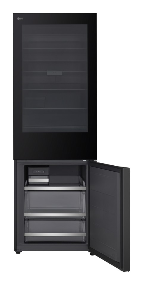LG GBGW92GCEV Frigorifero combinato 70 cm InstaView Classe C Essence Black Steel