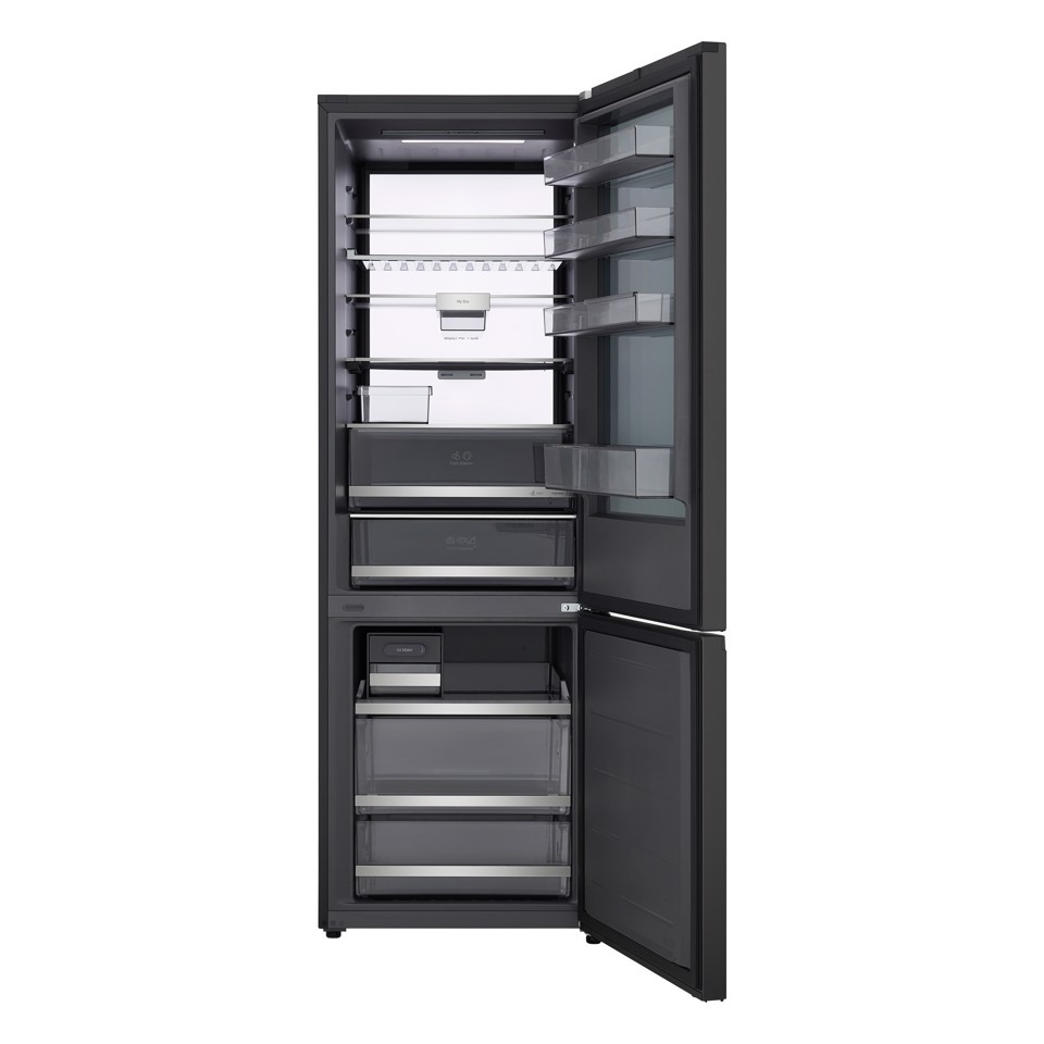 LG GBGW92GCEV Frigorifero combinato 70 cm InstaView Classe C Essence Black Steel