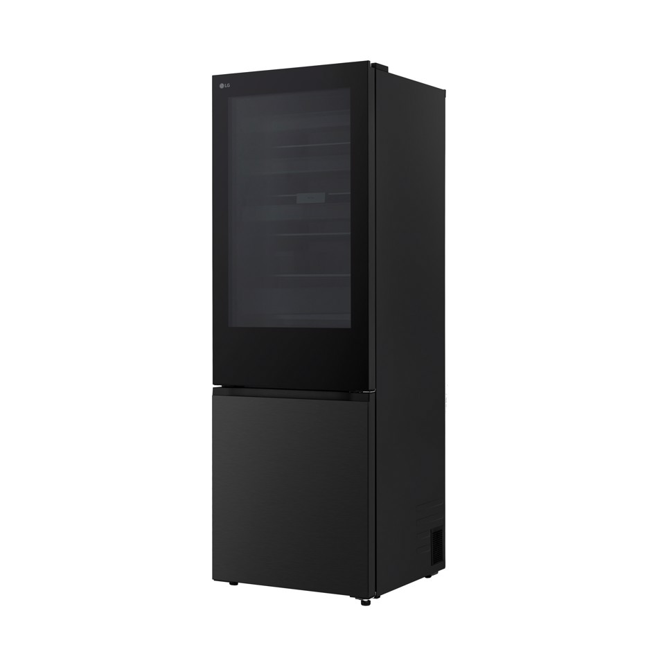 LG GBGW92GCEV Frigorifero combinato 70 cm InstaView Classe C Essence Black Steel