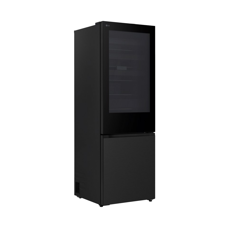 LG GBGW92GCEV Frigorifero combinato 70 cm InstaView Classe C Essence Black Steel