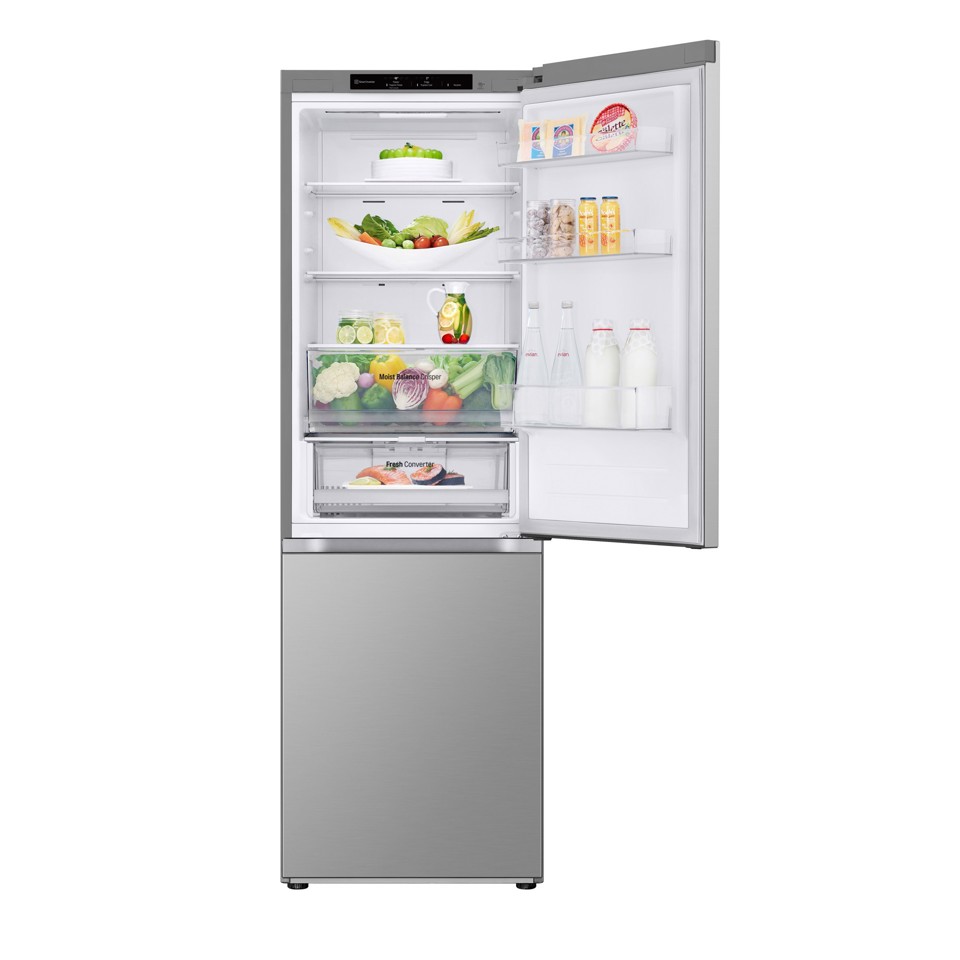 LG GBV3100DPY Frigorifero combinato, Classe D, 344L, Fresh Converter, Total no frost, Argento