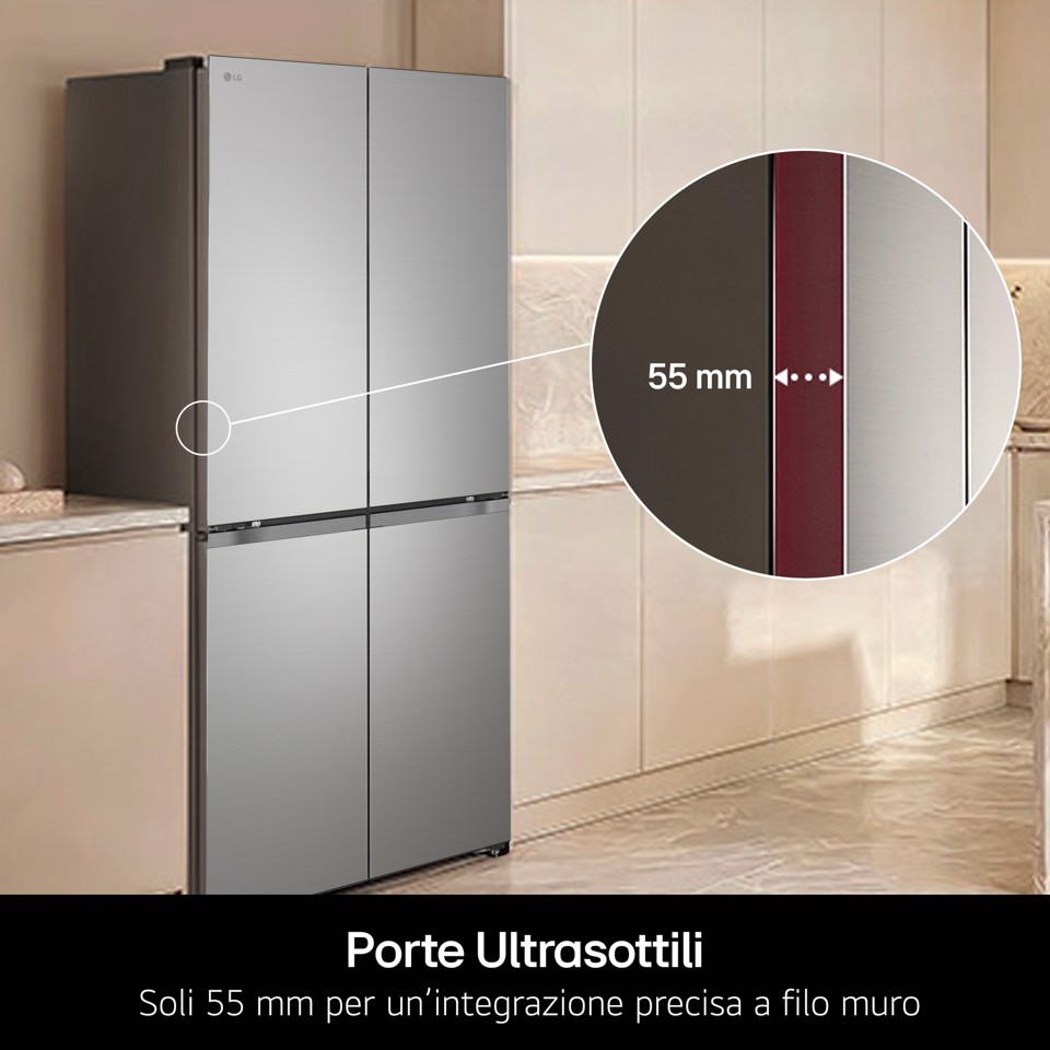 LG GMBS30SDPY Frigorifero Multidoor Classe E Prime Silver