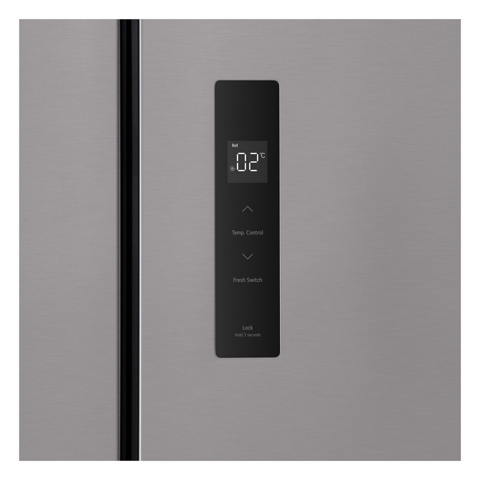 LG GMM41MSBEM Frigorifero Multidoor Slim, Classe E, 474L, Total No Frost, Cassetto Fresh Switch, Silver