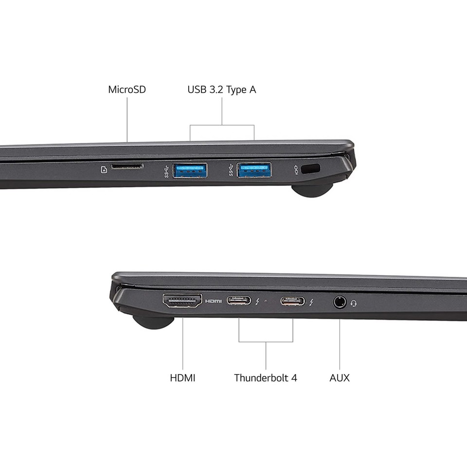 LG Gram Notebook 16" Intel i5 16GB 1TB