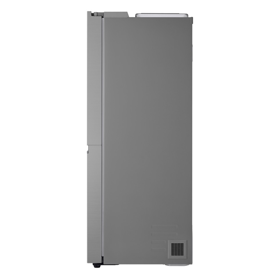 LG GSLE81PYBC Frigorifero Side-by-Side, Classe C, 628L, Wi-Fi, Dispenser senza allaccio, Total No Frost, Prime Silver
