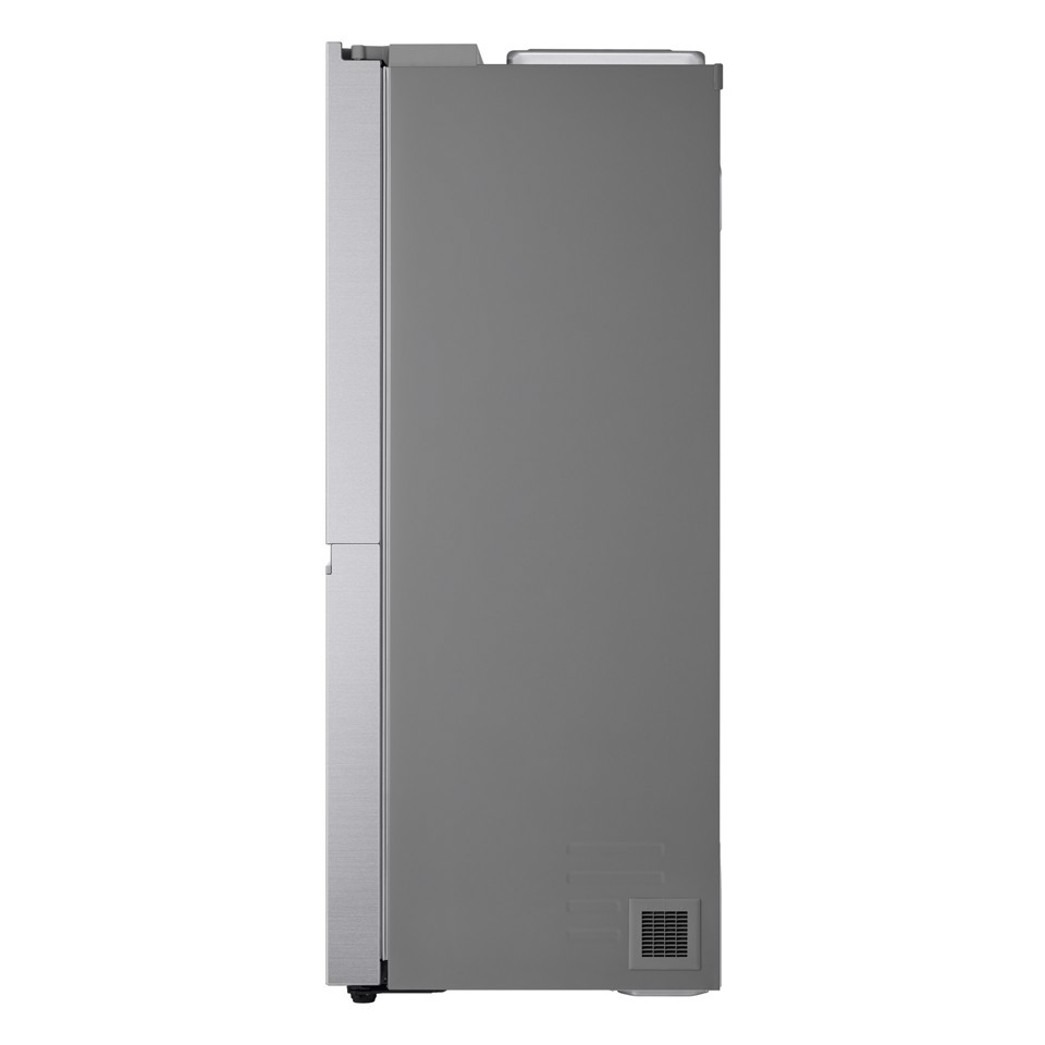 LG GSLE91MBAC Frigorifero Side-by-Side, Classe C, 628L, Wi-Fi, Dispenser senza allaccio, Total No Frost, Metal Sorbet