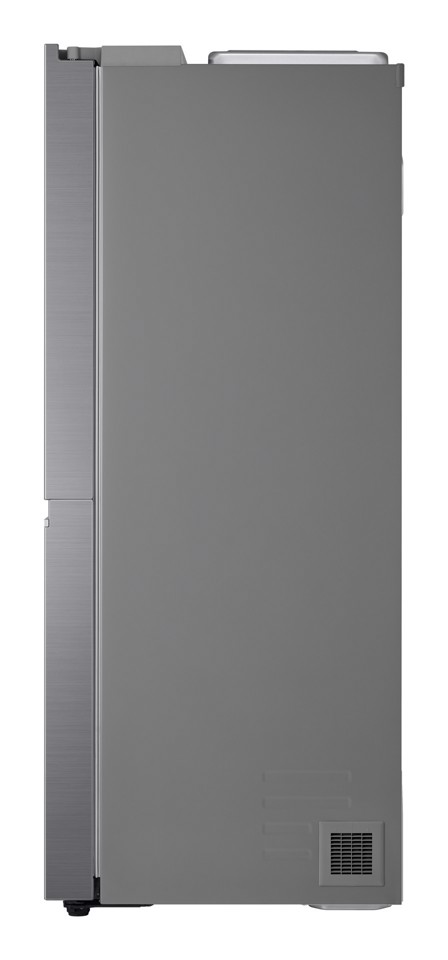LG GSLV90PZAD Frigorifero Side-by-Side, Classe D, 635L, Wi-Fi, Con allaccio, UVnano,Grigio