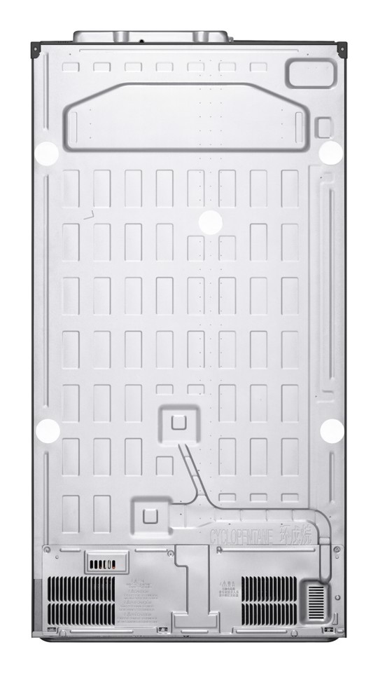 LG GSLV90PZAD Frigorifero Side-by-Side, Classe D, 635L, Wi-Fi, Con allaccio, UVnano,Grigio