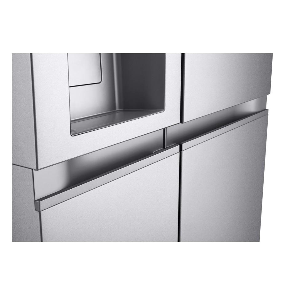 LG GSLVE91MBAB Frigorifero Side-by-Side, Classe B, 623L, Wi-Fi, Dispenser senza allaccio, Total No Frost, Metal Sorbet