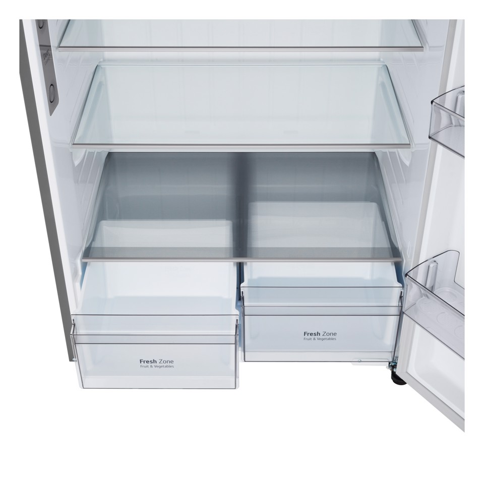 LG GTFV61PYBQD Frigorifero doppia porta Classe energetica E Platinum Silver