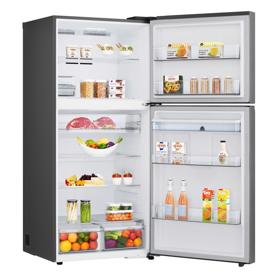LG GTFV61PYBQD Frigorifero doppia porta Classe energetica E Platinum Silver