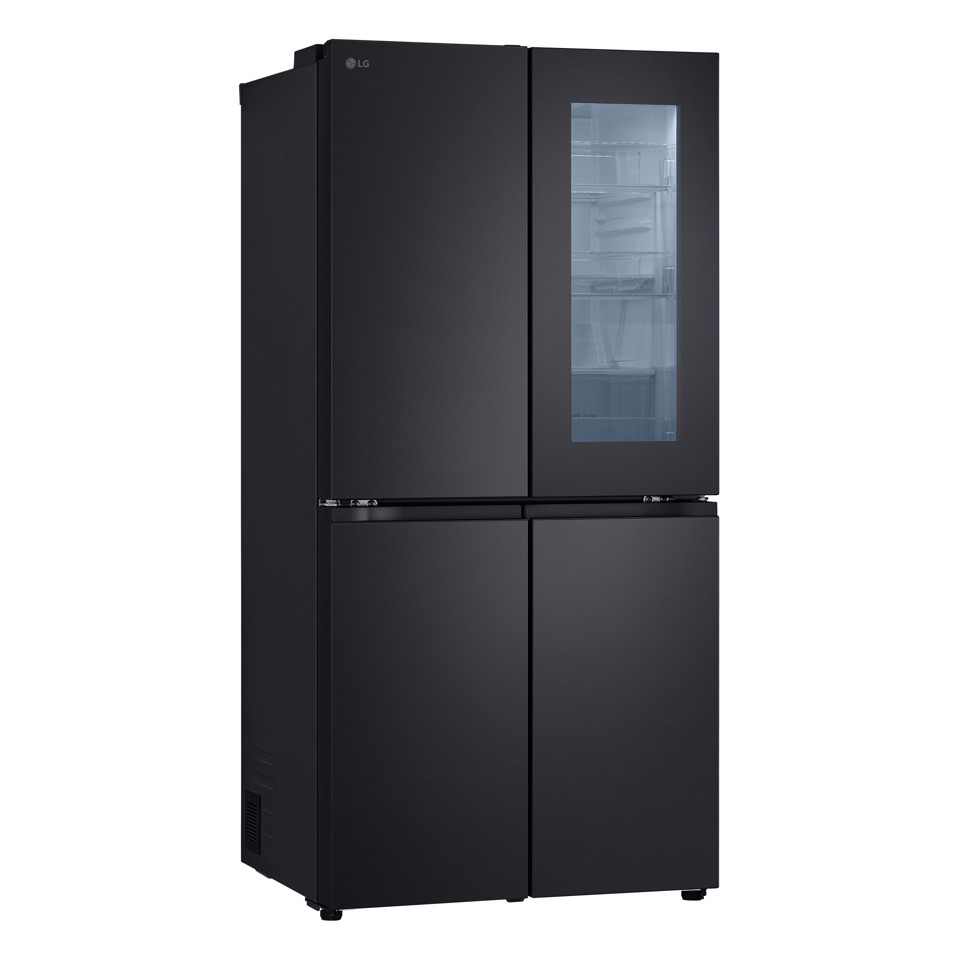 LG InstaView GMV860EPDE Frigorifero Multidoor Slim, Classe E, 530L, Wi-Fi, Linear Cooling, Essence Matte Black