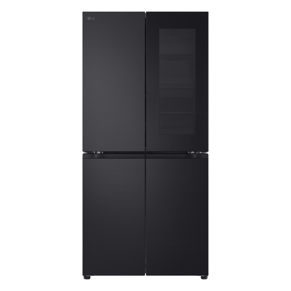 LG InstaView GMV860EPDE Frigorifero Multidoor Slim, Classe E, 530L, Wi-Fi, Linear Cooling, Essence Matte Black
