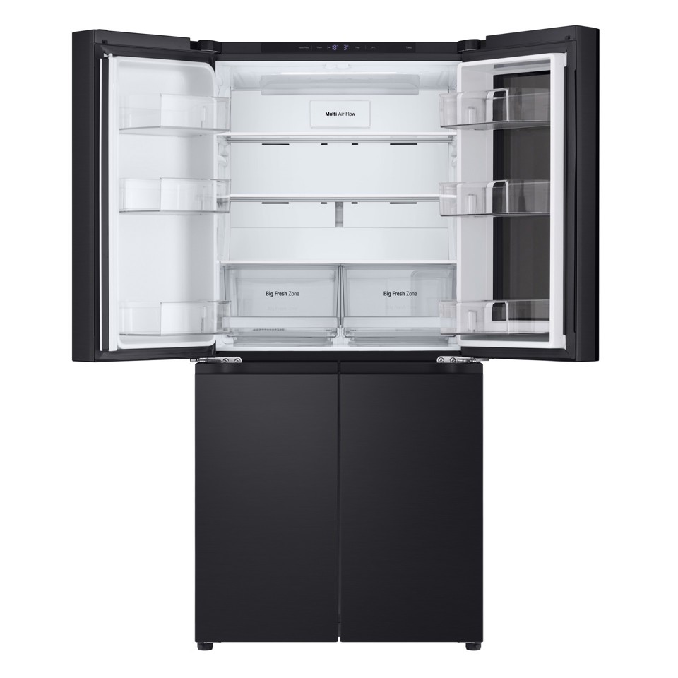 LG InstaView GMV860EPDE Frigorifero Multidoor Slim, Classe E, 530L, Wi-Fi, Linear Cooling, Essence Matte Black