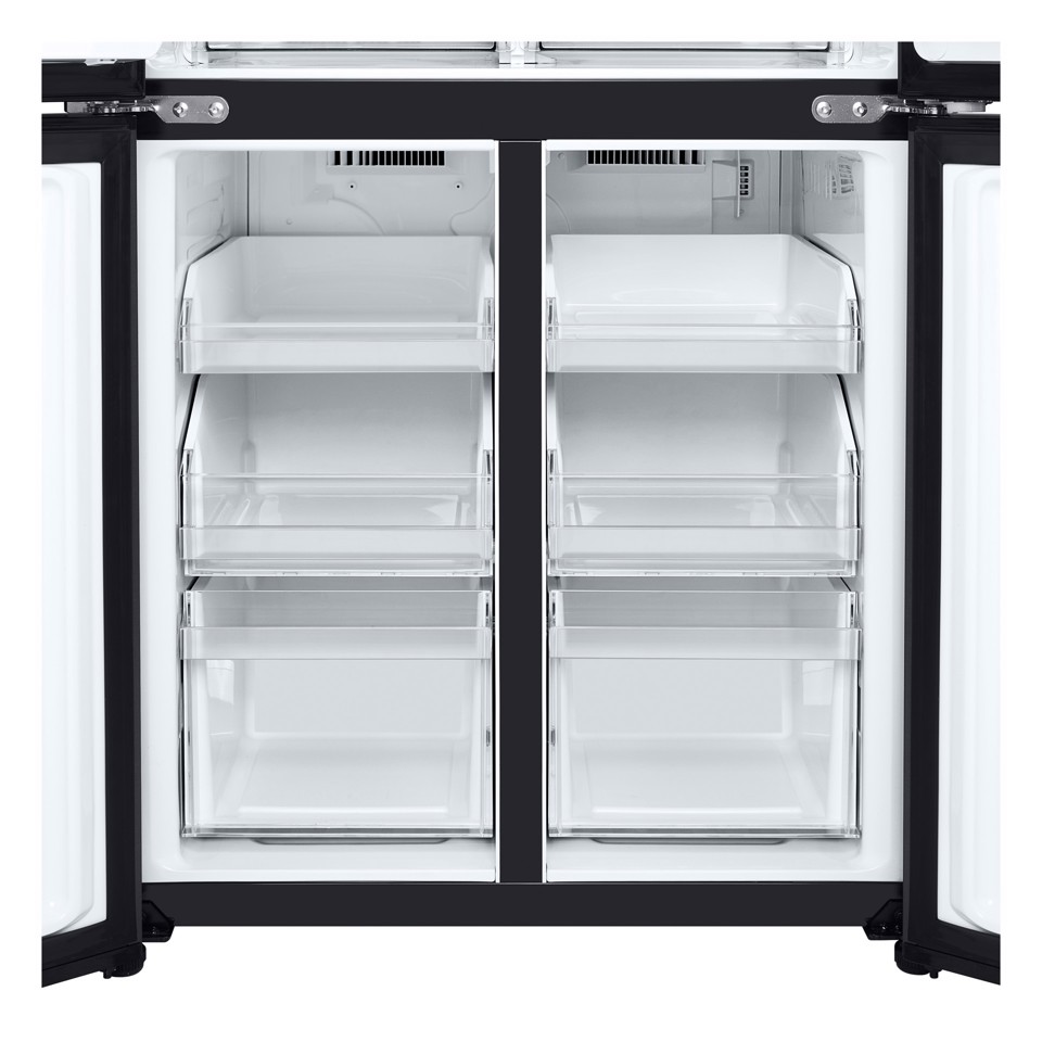 LG InstaView GMV860EPDE Frigorifero Multidoor Slim, Classe E, 530L, Wi-Fi, Linear Cooling, Essence Matte Black