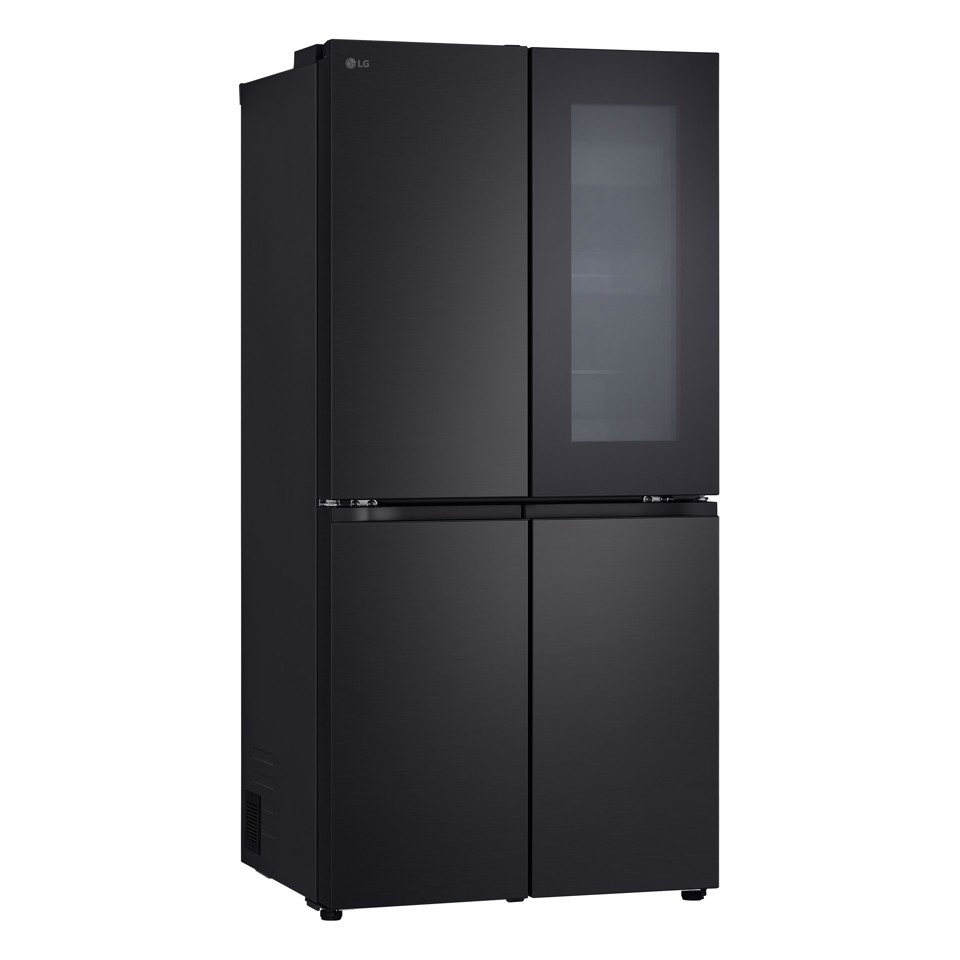 LG InstaView GMV860EPDE Frigorifero Multidoor Slim, Classe E, 530L, Wi-Fi, Linear Cooling, Essence Matte Black