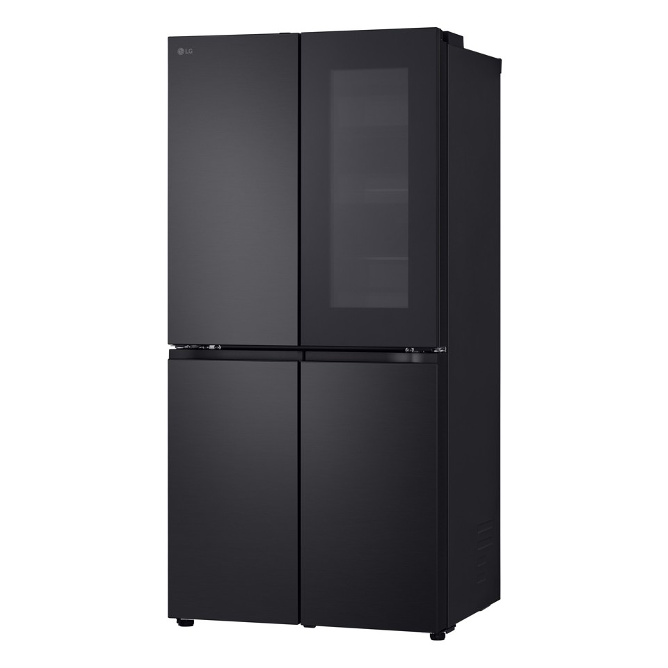 LG InstaView GMV860EPDE Frigorifero Multidoor Slim, Classe E, 530L, Wi-Fi, Linear Cooling, Essence Matte Black