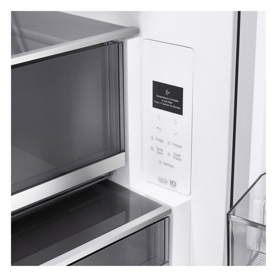 LG InstaView GMVW50DDMB Frigorifero French Door Multidoor Classe D Metal Sorbet