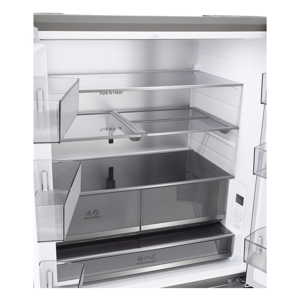 LG InstaView GMVW50DDMB Frigorifero French Door Multidoor Classe D Metal Sorbet